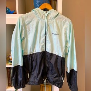 Columbia Zip Up Windbreaker